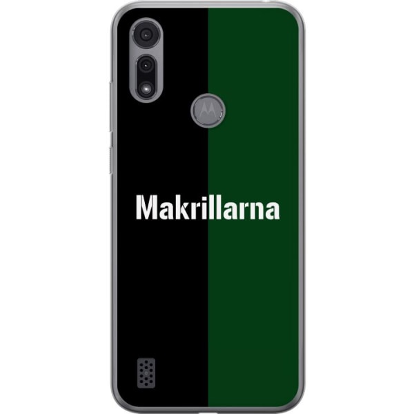 Motorola Moto E6i Genomskinligt Skal Makrillarna Fotboll