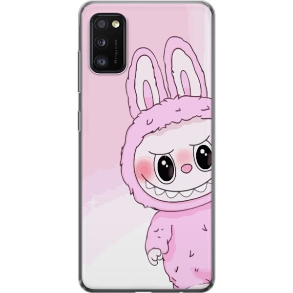 Samsung Galaxy A41 Gjennomsiktig deksel Labubu Bunny-serien