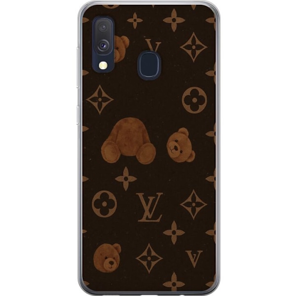 Samsung Galaxy A40 Läpinäkyvä kuori Plush Luxe