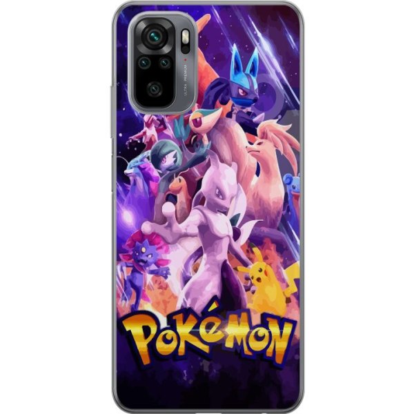 Xiaomi Redmi Note 10 Gjennomsiktig deksel Pokémon