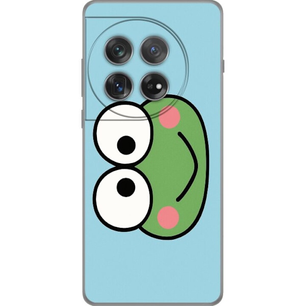 OnePlus 12 Läpinäkyvä kuori Keroppi Smile