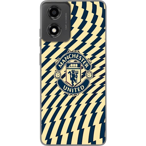 Motorola Moto E14 Läpinäkyvä kuori Manchester United F.C.