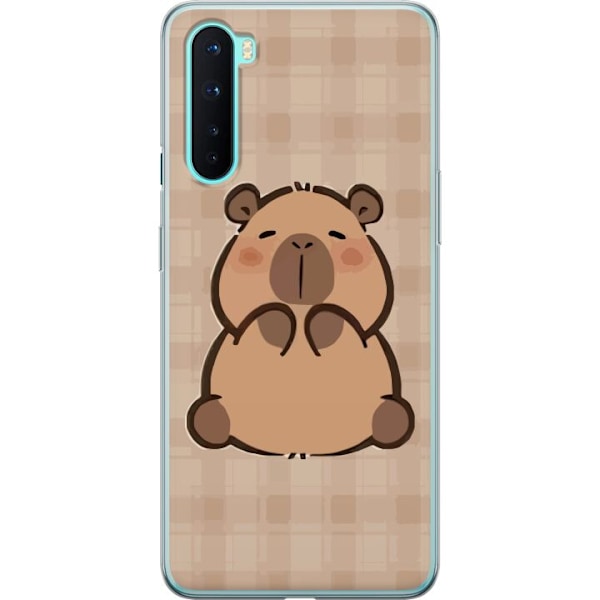 OnePlus Nord Genomskinligt Skal Mobilskal kawaii capybara flera figurer japansk stil