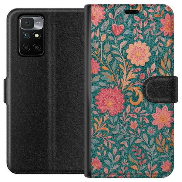 Xiaomi Redmi 10 Lommeboketui Floral Dream