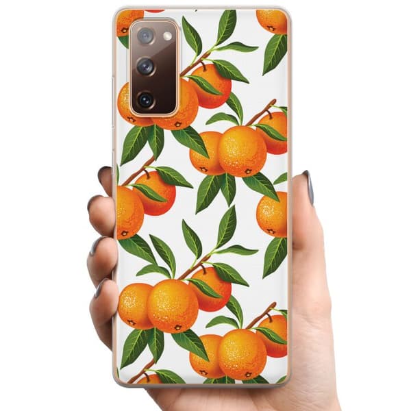 Kompatibelt Mobildeksel til Samsung Galaxy S20 FE Appelsin