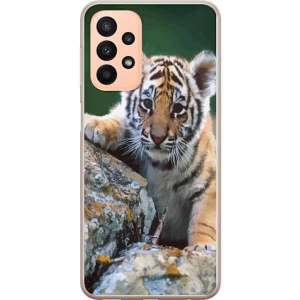 Samsung Galaxy A23 Genomskinligt Skal Tiger