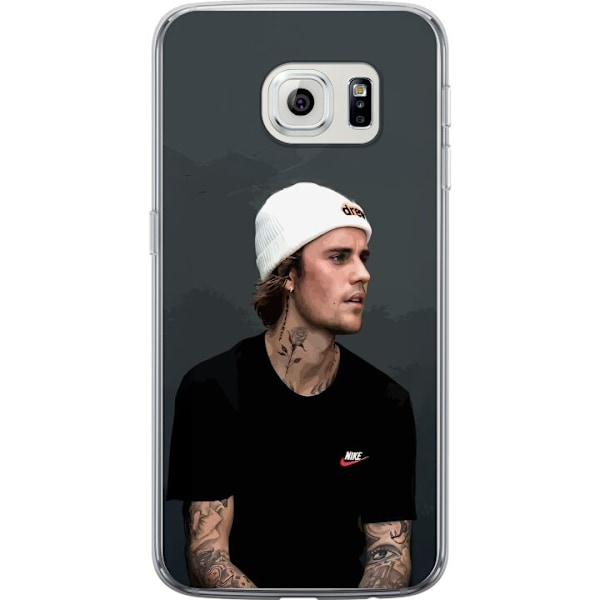 Samsung Galaxy S6 edge Läpinäkyvä kuori Justin Bieber