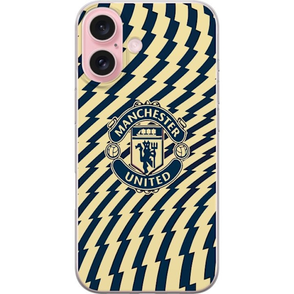 Apple iPhone 16 Gennemsigtig cover Manchester United F.C.