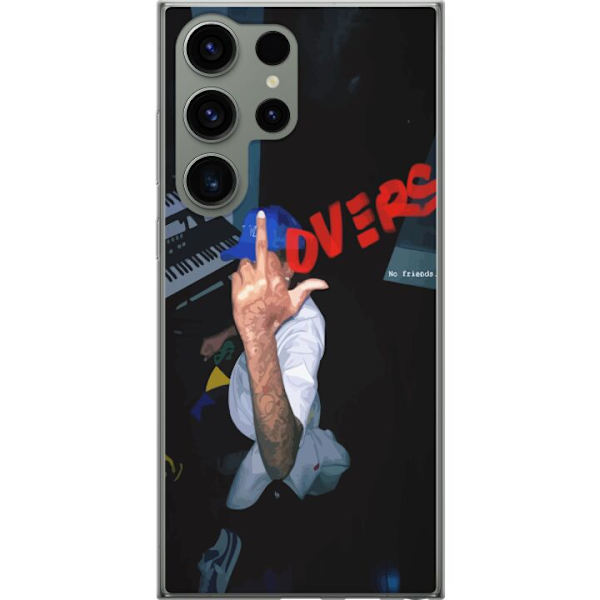 Samsung Galaxy S23 Ultra Läpinäkyvä kuori Rakkaus Mystiikka Suunnittelu Romanttinen Motiivi Suosittu Graafinen Kuviointi Muoti Tyyli
