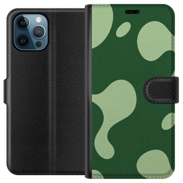 Kompatibelt Plånboksfodral till Apple iPhone 12 Pro Matcha Melt grön