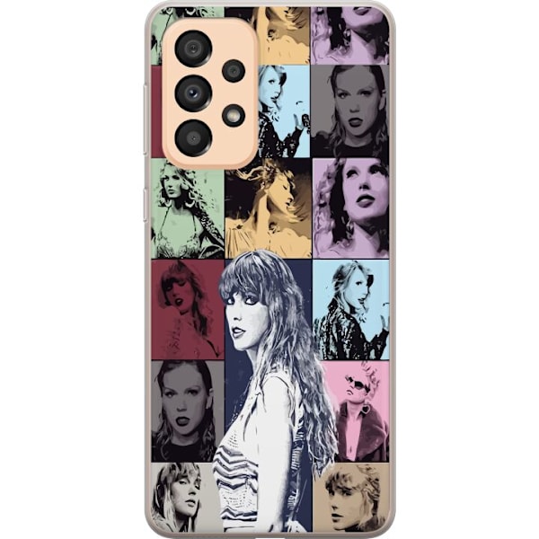 Samsung Galaxy A33 5G Läpinäkyvä kuori Taylor Swift