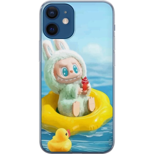 Apple iPhone 12  Genomskinligt Skal Labubu Macaron Series