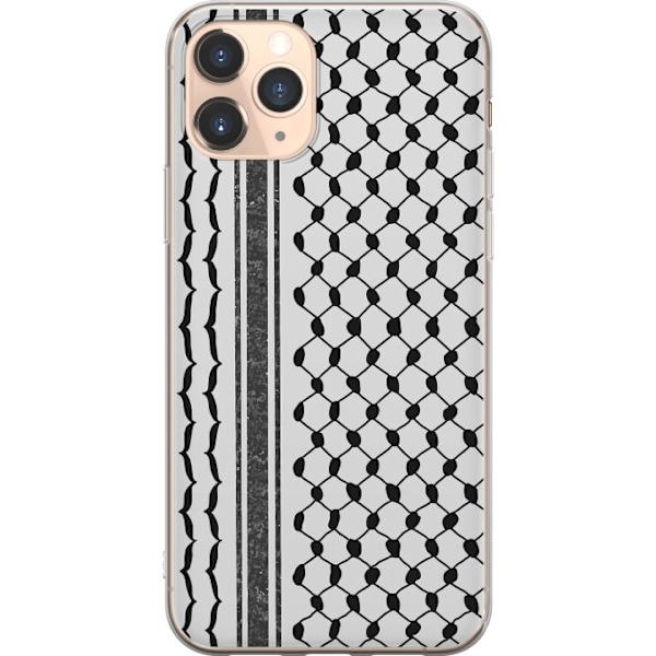 Apple iPhone 11 Pro Läpinäkyvä kuori Palestiinalainen kuvio