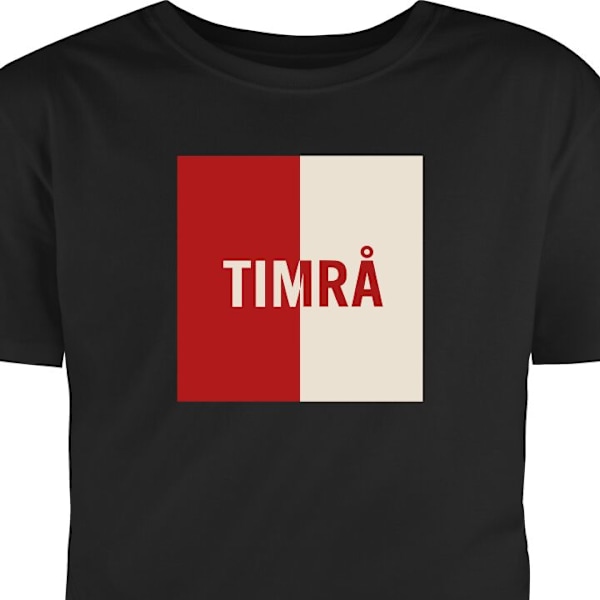 T-shirt til Voksen | Klassisk Voksen T-shirt Timrå - Hockey sort XXL