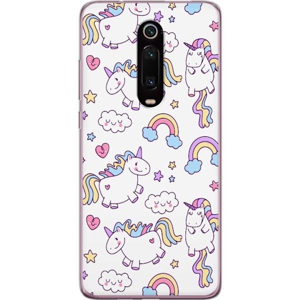Xiaomi Mi 9T Pro  Läpinäkyvä kuori Yksisarvinen