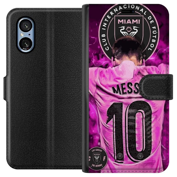 Sony Xperia 5 V Lompakkokotelo Messi