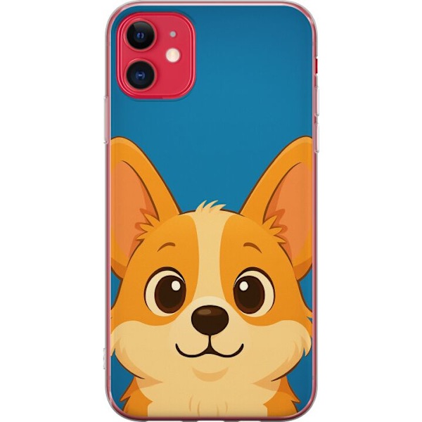 Apple iPhone 11 Gennemsigtig cover Hello Corgi
