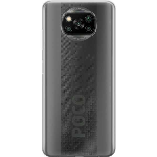 Xiaomi Poco X3 NFC Transparent Deksel TPU
