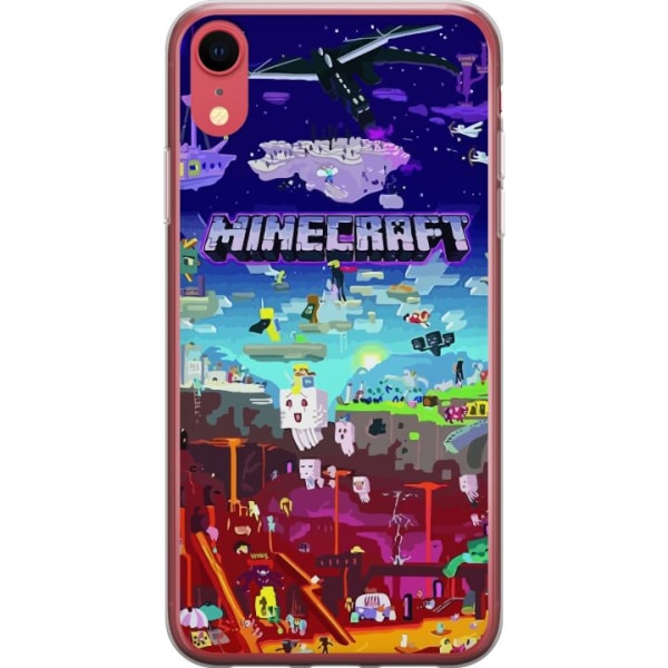 Apple iPhone XR Läpinäkyvä kuori Minecraft