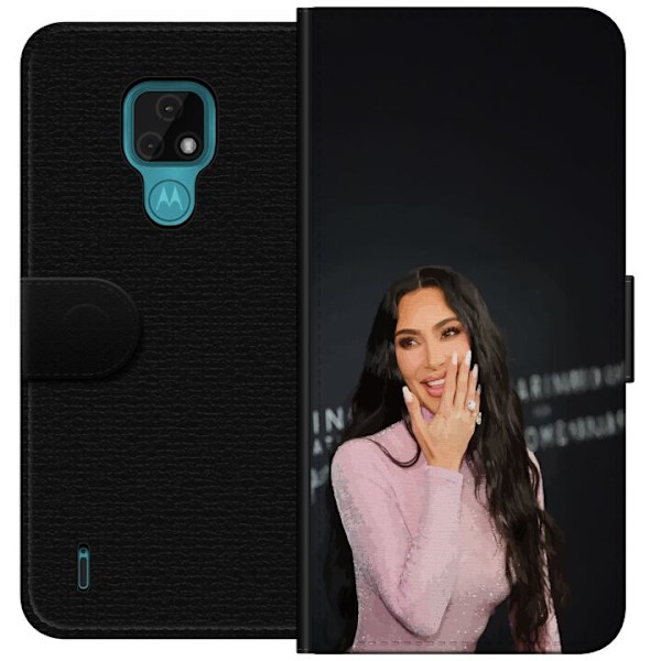 Motorola Moto E7 Plånboksfodral Kim Kardashian – Trending O