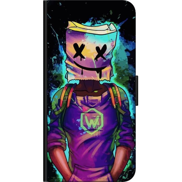 Kompatibelt Lommeboketui til Samsung Galaxy A20s Fortnite Marshmello