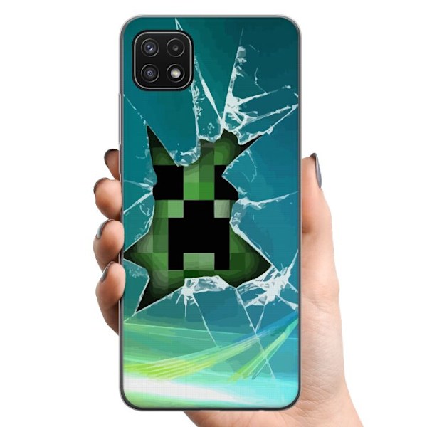 Samsung Galaxy A22 5G TPU Mobilskal MineCraft
