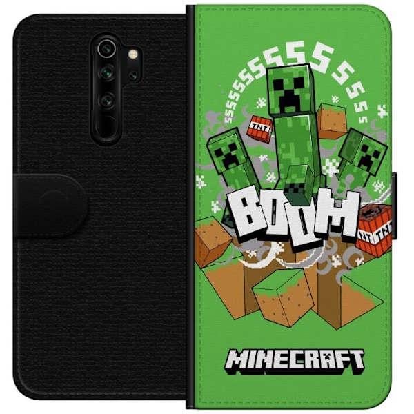 Xiaomi Redmi Note 8 Pro  Lompakkokotelo Minecraft Boom