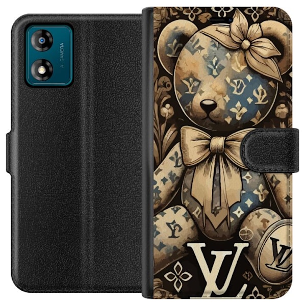 Motorola Moto E13 Tegnebogsetui Teddy Vuitton