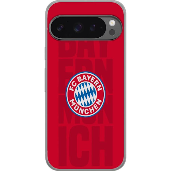 Google Pixel 9 Pro XL Läpinäkyvä kuori FC Bayern München