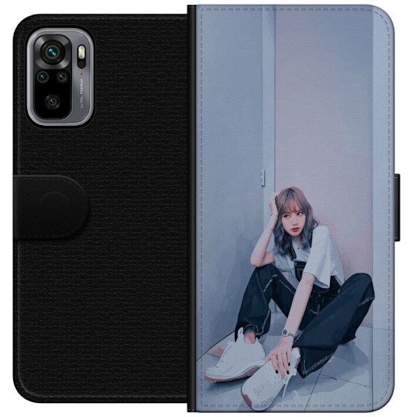 Xiaomi Redmi Note 10S Tegnebogsetui Lisa from Blackpink – K-pop Style Icon