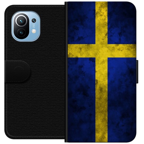 Xiaomi Mi 11 Lommeboketui Sverige Flag