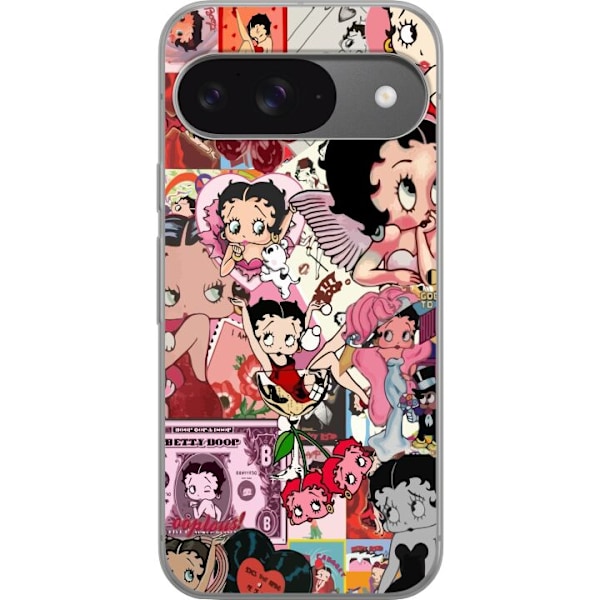 Google Pixel 9 Gjennomsiktig deksel Betty Boop