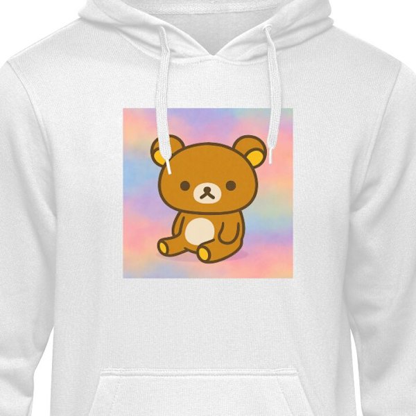 Hoodie til Voksen | Behagelig Hættetrøje Kawaii Sanrio Rilak hvid XL
