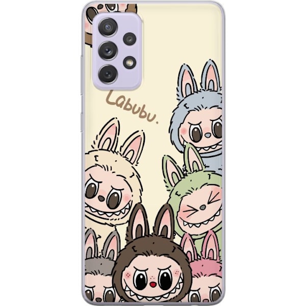 Samsung Galaxy A52s 5G Genomskinligt Skal Labubu Pastel Collection