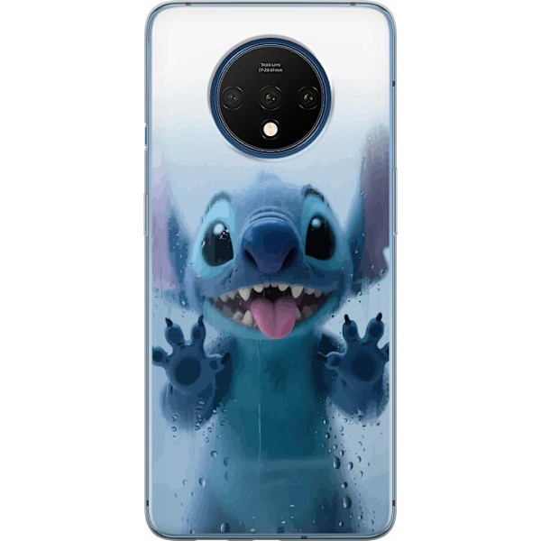 OnePlus 7T Genomskinligt Skal Stitch Window View – Stitch vid ett fönster i söt stil