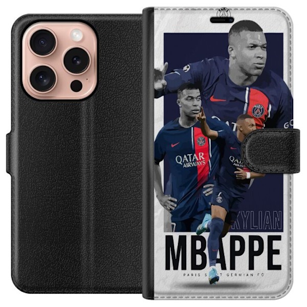 Apple iPhone 16 Pro Lompakkokotelo Kylian Mbappé