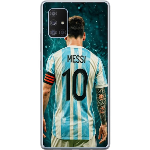 Samsung Galaxy A71 5G Gennemsigtig cover Messi