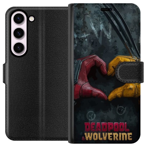 Samsung Galaxy S23 Lommeboketui Wolverine Deadpool