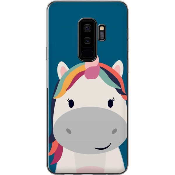 Samsung Galaxy S9+ Genomskinligt Skal Enhörning / Unicorn