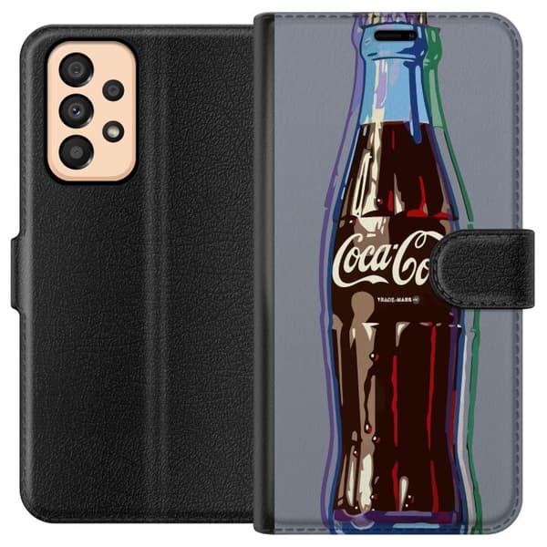 Kompatibelt Plånboksfodral till Samsung Galaxy A33 5G Coca Cola