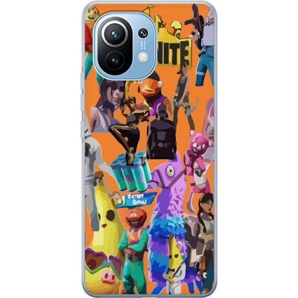 Xiaomi Mi 11 Gennemsigtig cover Fortnite