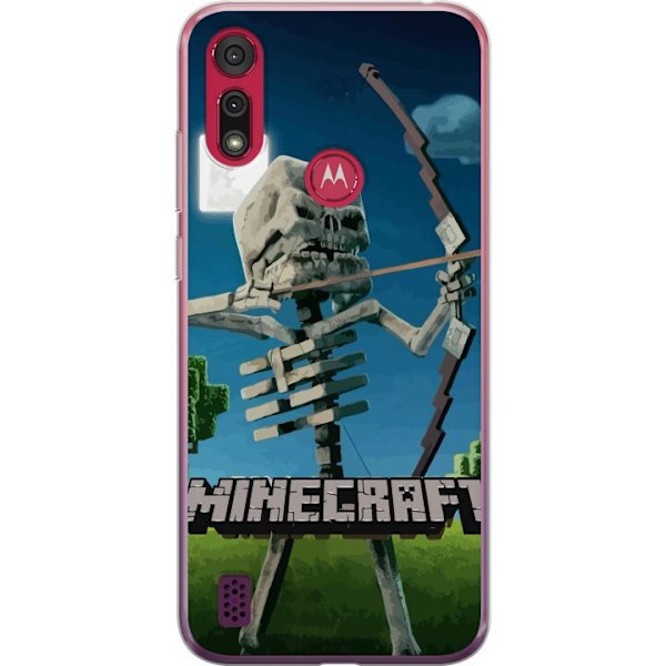 Motorola Moto E6s (2020) Gjennomsiktig deksel A Minecraft Movi