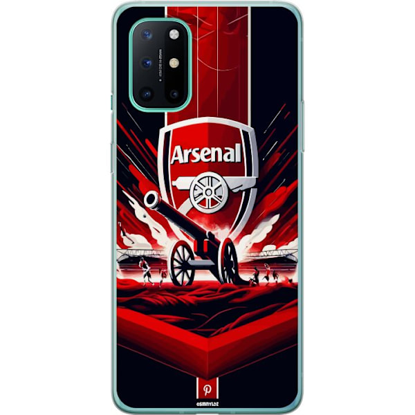 OnePlus 8T Läpinäkyvä kuori Arsenal