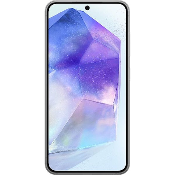 Samsung Galaxy A55 Läpinäkyvä kuori Fuck System