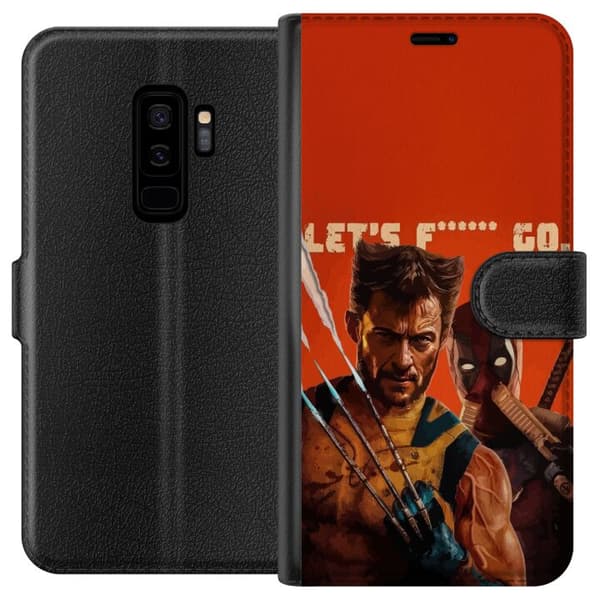 Kompatibelt Lommeboketui til Samsung Galaxy S9+ Deadpool & Wolverine