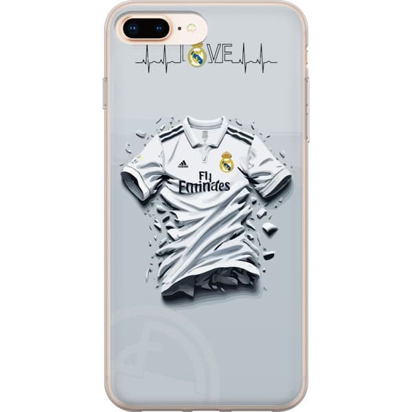 Kompatibelt Mobilskal till Apple iPhone 8 Plus Real Madrid