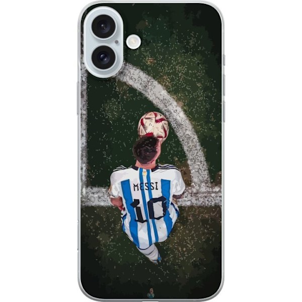 Apple iPhone 16 Plus Gennemsigtig cover Messi