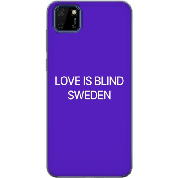 Huawei Y5p Gjennomsiktig deksel Kjærlighet er blind