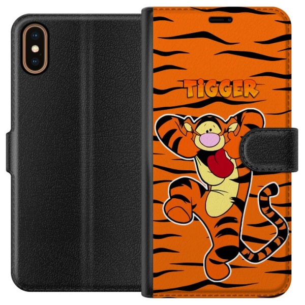 Apple iPhone XS Plånboksfodral Tiger