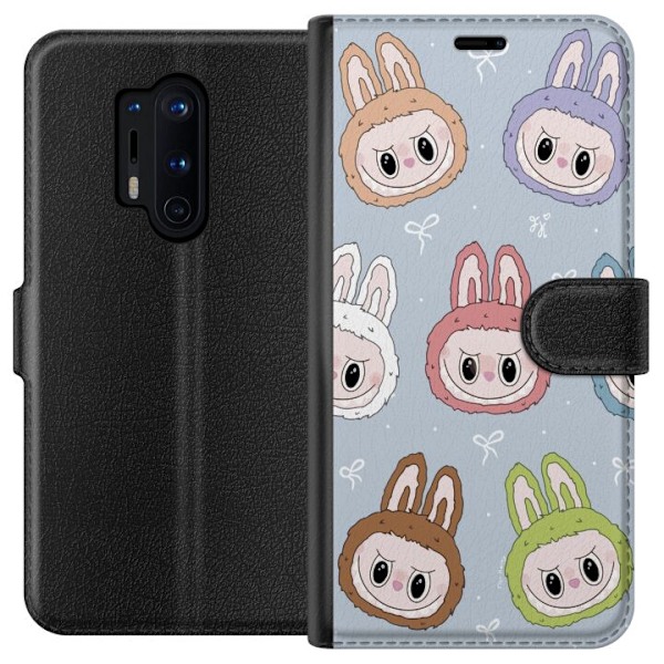 OnePlus 8 Pro Plånboksfodral Pastel Labubu